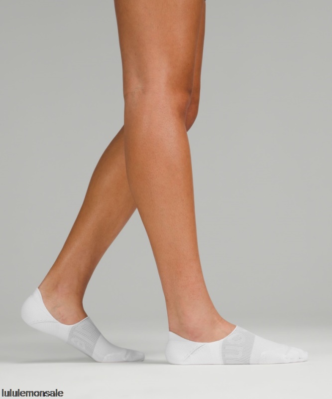 Lululemon Damen DELULU435 | Power Stride No-show Socke Mit Active Grip 5er-pack Nur Online Weiß